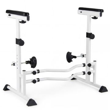 Toilet safety frame with armrests, 47 × 64–74 × 68.5–76.5 cm