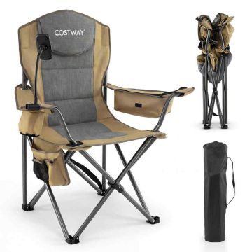 Camping chair, Green, 94 × 52 × 104 cm