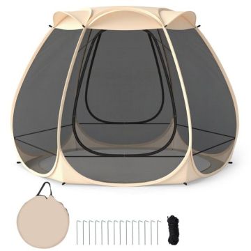 Tourist tent, 4-6 people, Sand, 310 × 210 × 270 cm