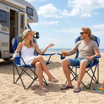 Camping Chairs, 2 pcs