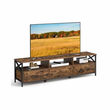 TV spintelė VASAGLE, 3 stalčiai, 3 atviri skyriai, 178 × 40 × 50 cm