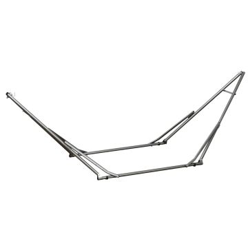 Šūpuļtīkla statīvs Outsunny 290x92x88cm, melns