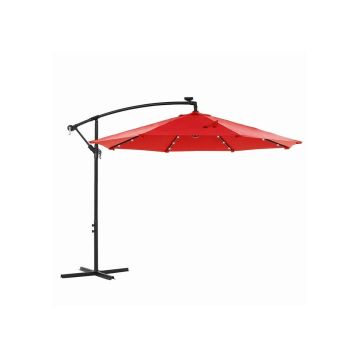 Lietussargs ar LED saules apgaismojumu Ø 300 cm