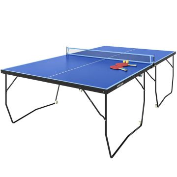 Galda tenisa galds Sportnow 274x152,5x76cm, melnas/zilas krāsas