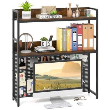 Universal perforated board with metal frame, 50 kg, brown