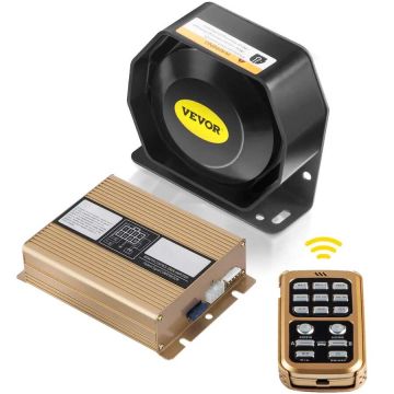 200 W automašīnas signalizācija, 8 skaņas, PA sirēna