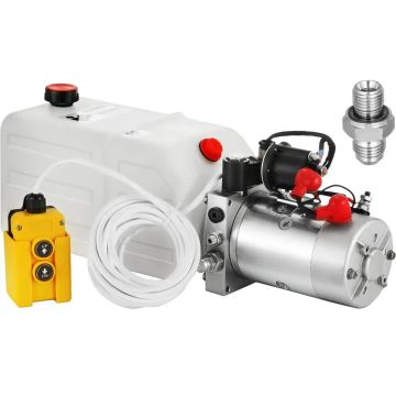 Mophorn vienkāršās darbības 12 V hidrauliskais sūknis, 7 l