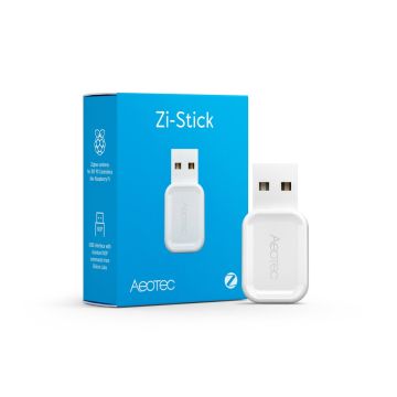 USB adapteris AEOTEC Zi-Stick, Zigbee, Balta, 18 × 37 × 9 mm