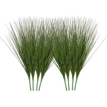 Mākslīgie sīpolveida zāles krūmi, 686 mm, PVC, 8 gab., zaļi