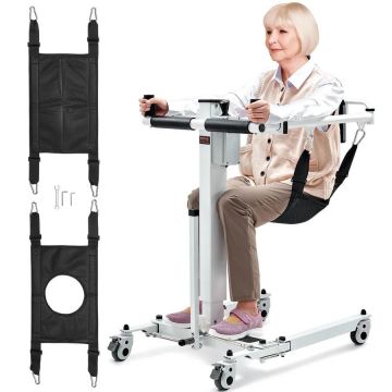 Elektriskais pacientu pārvietošanas krēsls ar saliekamu pacēlāju, 99,8 kg