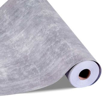Nolobāmas un līmējamas vinila tapetes, 40 cm x 15 m, ūdensizturīgas, tumši pelēkas