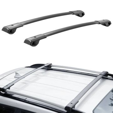 Алюминиевые поперечины багажника на крышу для Subaru Forester 2014–2021, с увеличенным дорожным просветом, грузоподъемность 200 кг.