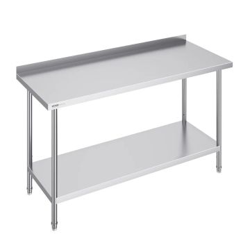 Nerūsējošā tērauda darbagalds, 24x60x36 collas, regulējams augstums