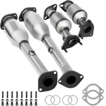 Выпускной коллектор Nissan Frontier 4.0L 2005–2011, соответствующий стандартам EPA.