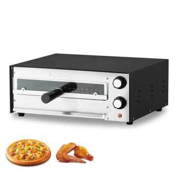 Elektriskā 12 collu picas krāsns, 1450 W, 572 °F, uz darba virsmas