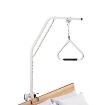 Medicīniskā trapeces stienis gultai, metāla, celtspēja 250 mārciņas (112 kg)
