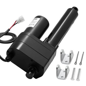 12 V lineārs aktuators, 150 mm, 9000 N, IP65, 5 mm/s, rūpnieciskām iekārtām