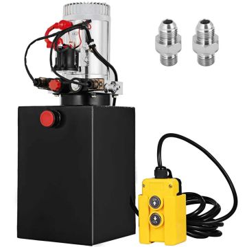 Hidrauliskais sūknis, divpusējs, 12 V, 3200 PSI, tērauda, ​​pašizgāzēju pacelšanai