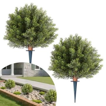 Искусственные кипарисы с шипами, 2 шт., 406 мм