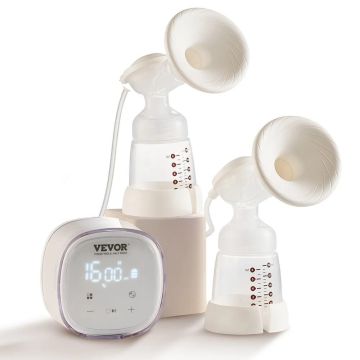 Divkāršs elektriskais krūts pumpis ar LED displeju, uzlādējams