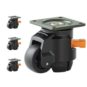 Regulējami izlīdzināšanas riteņi 5,1 cm, 4 gab., kravnesība 499 kg