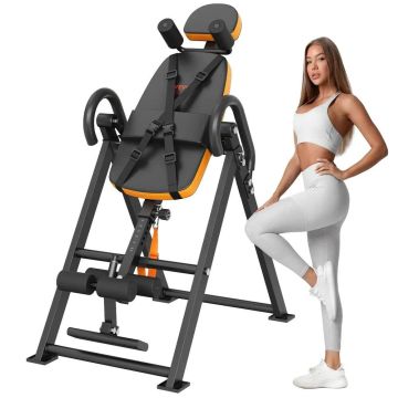Apgrieztais galds spēka treniņiem, 136 kg, oranžs/melns