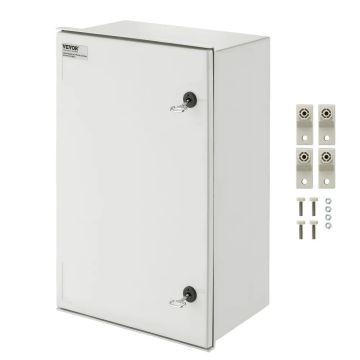 Стальная электромонтажная коробка NEMA 4X, 60x40x23 см, степень защиты IP66, водонепроницаемость.