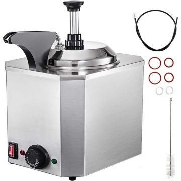 Karameļu sildītājs ar siera sūkni, nerūsējošais tērauds, 30–110 ℃