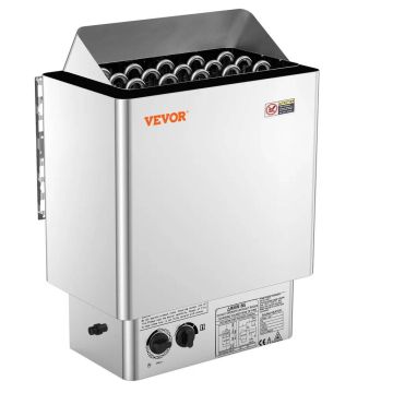 Elektriskā pirts krāsns 8 kW, nerūsējošais tērauds 430, 8–12 m³