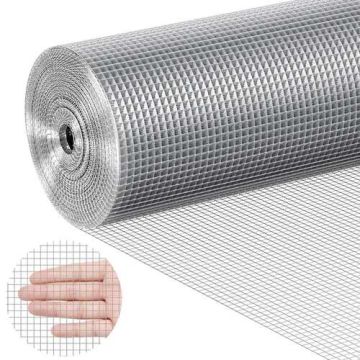 Metāla karstcinkots stiepļu siets, 1/4 collas, 36 collas x 50 pēdas, stiepļu siets būriem un žogiem