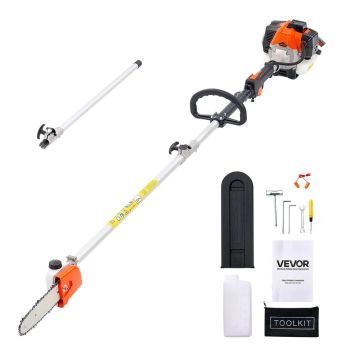 Benzīna ķēdes zāģis 25 cm³, 20,3 cm sliede, 650 ml tvertne
