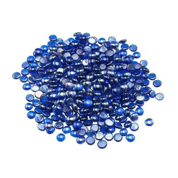 Kamīna stikls 19 mm, karstumizturīgs, kobalta zils