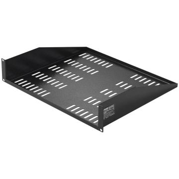 2U ventilējams serveru plaukts, 16 collas, 23 kg slodze