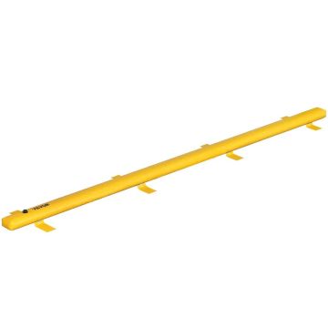 Plūdu barjera PVC, dzeltena, 732 × 25,4 × 15,3 cm, atkārtoti lietojama