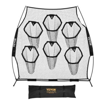 Futbola treniņu tīkls 2438x2438 mm ar 6 mērķa kabatām