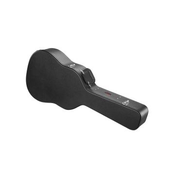 Vevor cietais akustiskās ģitāras futrālis 110 cm ar slēdzeni