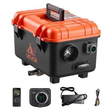 Dīzeļdegvielas pārnēsājamais gaisa sildītājs 8 kW, 12V/24V, ar tālvadības pulti