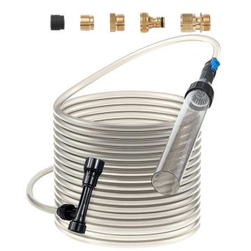 Akvārija grants sifona sūknis ar PVC šļūteni un adapteriem