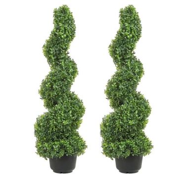 Mākslīgās buksusu egles, 90 cm, 2 gab., lietošanai ārā un iekštelpās