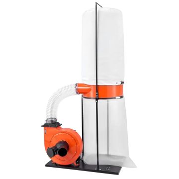Vortex konusa putekļu savācējs 1200 CFM, kokapstrādei, 2,5 mikroni, 132,5 litru maiss
