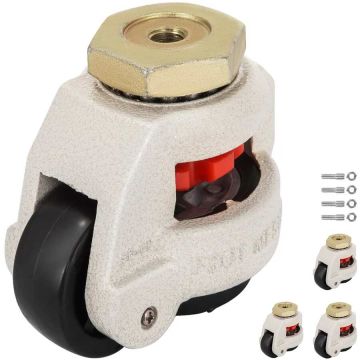 Опорные колеса Footmaster GD-80S, 4 шт., 500 кг, нейлон и NBR.