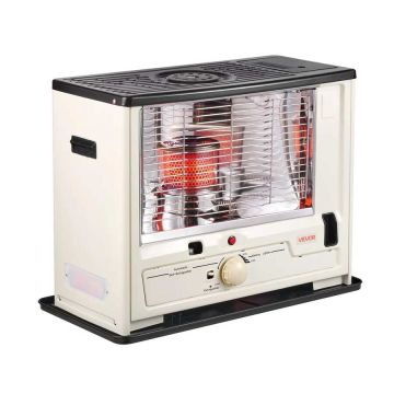 Портативный керосиновый обогреватель 10000 BTU, черный, с защитой.