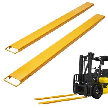 Удлинители вилки из углеродистой стали 96" x 5,5", желтые (1 пара)