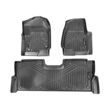 Автомобильные коврики Ford F250-F550 Super Duty 2017–2025, 3 шт., черные.