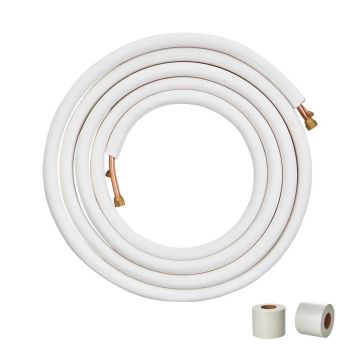 Mini sadalītās līnijas komplekts, vara caurules 6,4–9,5 mm, trīskārša izolācija, HVAC sistēmām