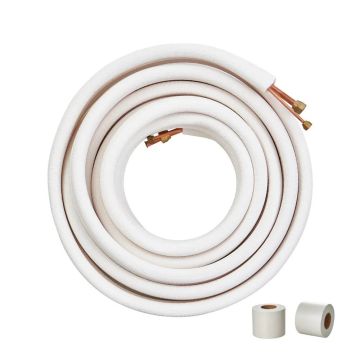 Mini sadalītās līnijas komplekts, 6,4–12,7 mm vara caurules, trīskārša izolācija, HVAC sistēmām