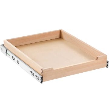 Выдвижная деревянная полка для шкафа, 17 x 21 дюйм, выдвижной ящик.
