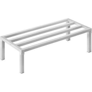 Алюминиевая стеллажная система для хранения грузов, 48 x 20 дюймов, грузоподъемность 1800 фунтов.