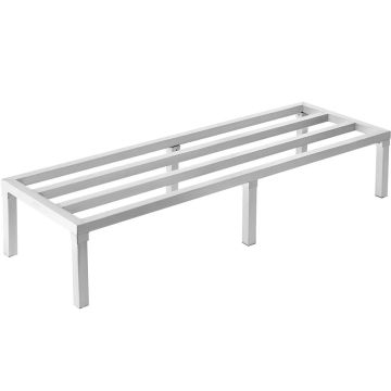 Алюминиевая грузовая полка, 60x20 дюймов, грузоподъемность 1800 фунтов, коммерческого назначения.