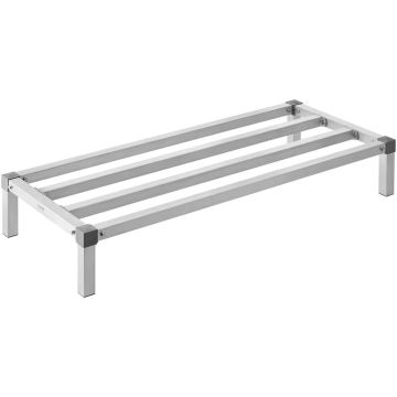 Алюминиевая стеллажная система для хранения грузов, 48"x20", грузоподъемность 1000 фунтов.